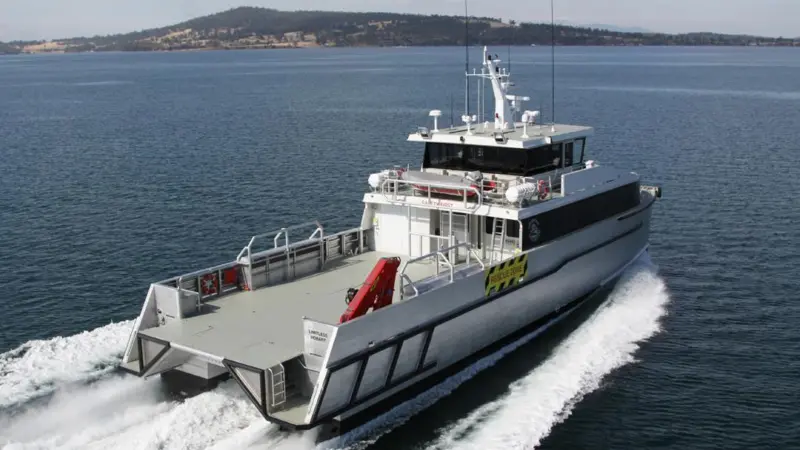 The recently delivered offshore utility catamaran vessel Limitless