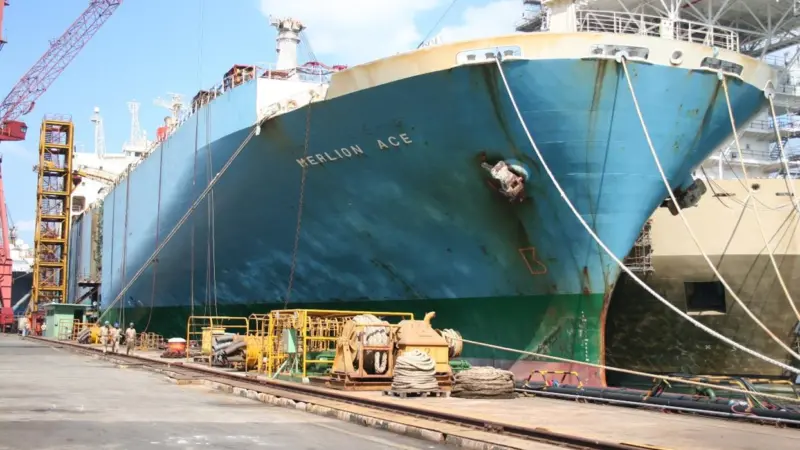 Keppel Shipyard is converting a vehicle carrier into a livestock carrier for repeat customer Hijazi & Ghosheh
