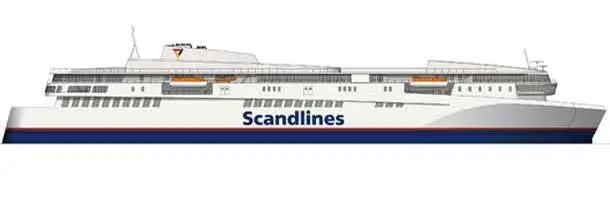 Artist impression of Scandline’s new ferries