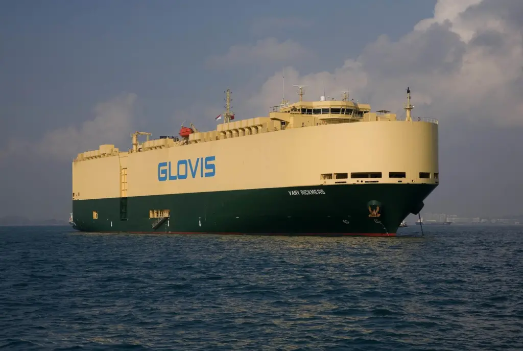The 4,900 vehicle capacity Vany Rickmers
