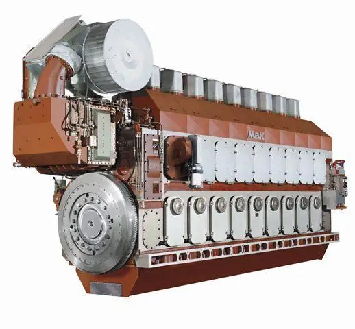 Four MaK 9 M 43 C diesel engines power the AIDAblu