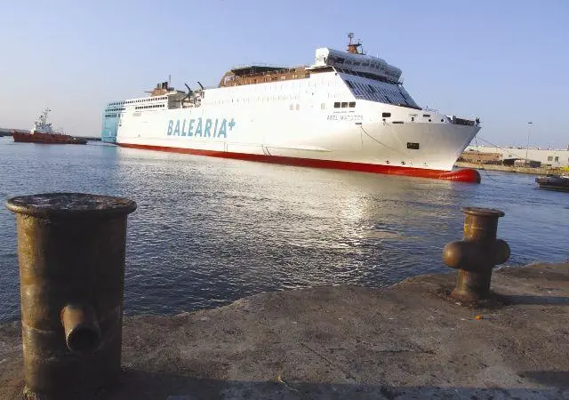 The new Spanish Ropax ferry Abel Matutes, built at  Barreras Shipyard, Vigo, was outfitted at the ENVC yard