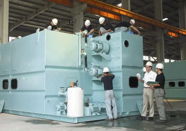 Hamworthy’s ST-C sewage treatment plant is claimed to be the first of its type to receive Chinese type approval