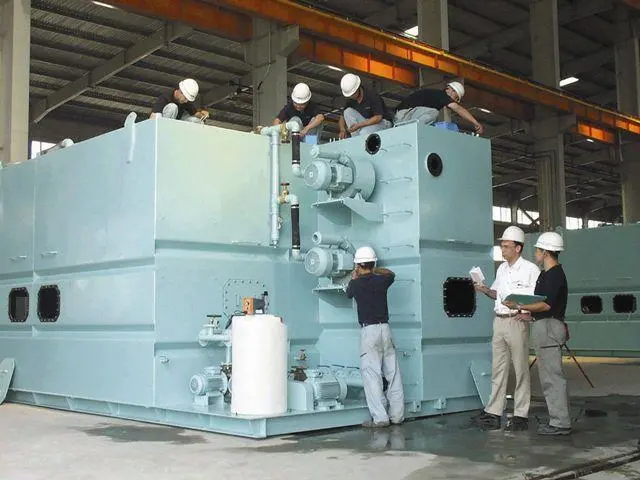 Hamworthy’s ST-C sewage treatment plant is claimed to be the first of its type to receive Chinese type approval