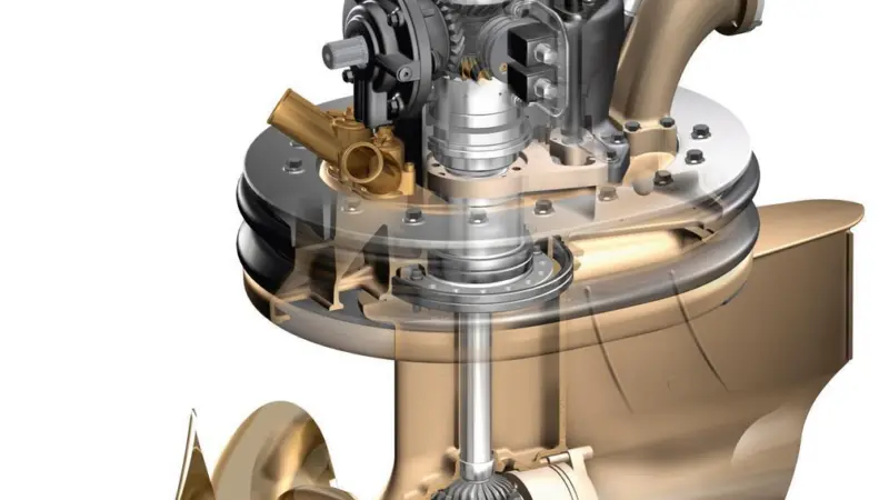 Volvo Penta’s new, larger, IPS units are coupled to the D13 engine and are available in ratings for commercial vessels