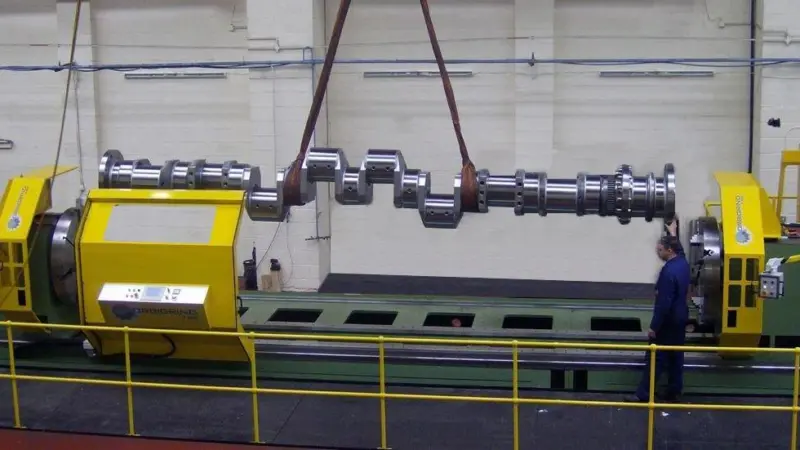 LC&M has installed a new large crankshaft grinding machine