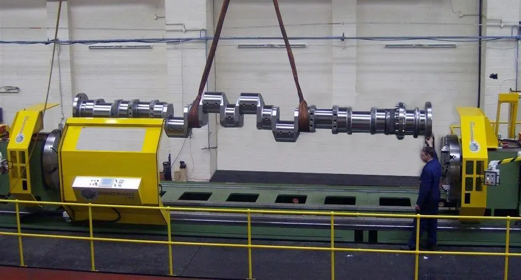 LC&M has installed a new large crankshaft grinding machine