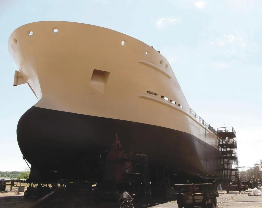 Oil tanker coated with Ecospeed as part of the Life project