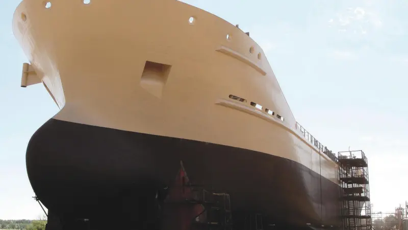 Oil tanker coated with Ecospeed as part of the Life project