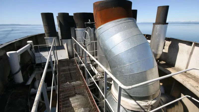 Funnel with Krystallon scrubbers