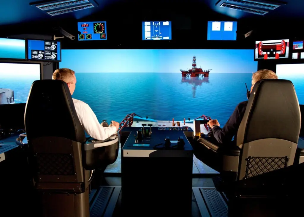 The Kongsberg Maritime offshore simulator