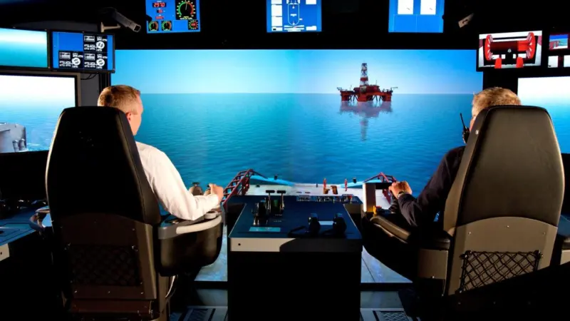 The Kongsberg Maritime offshore simulator