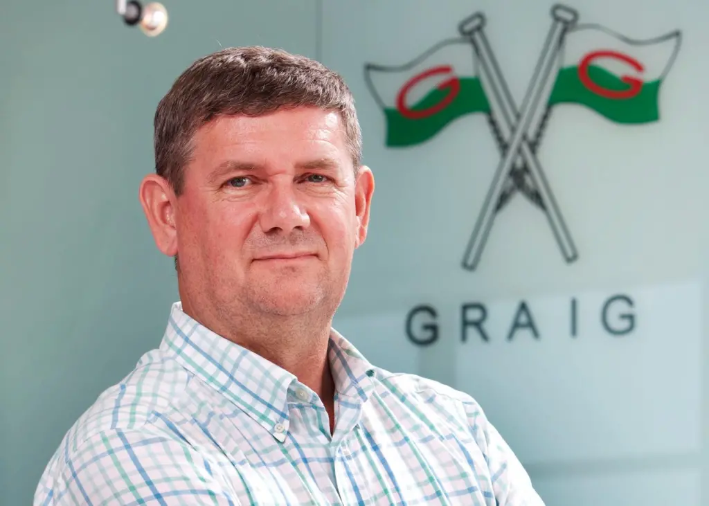 Geoff Hutcheon of Graig in Singapore