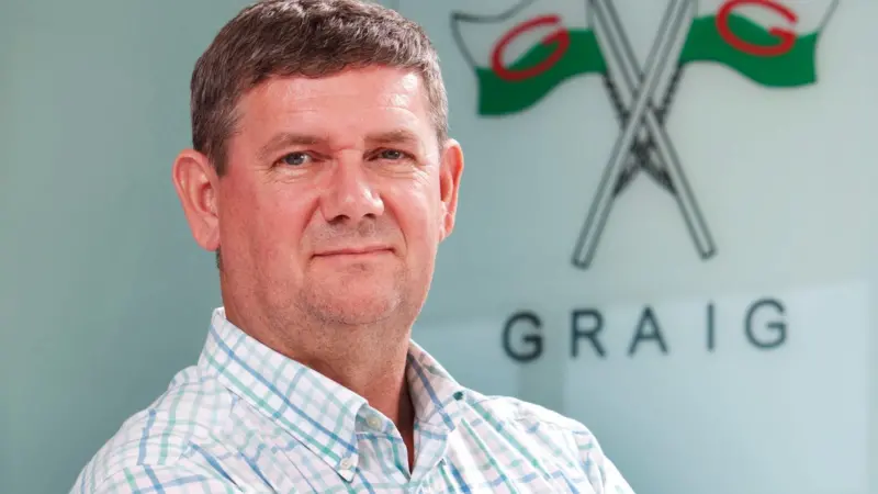 Geoff Hutcheon of Graig in Singapore