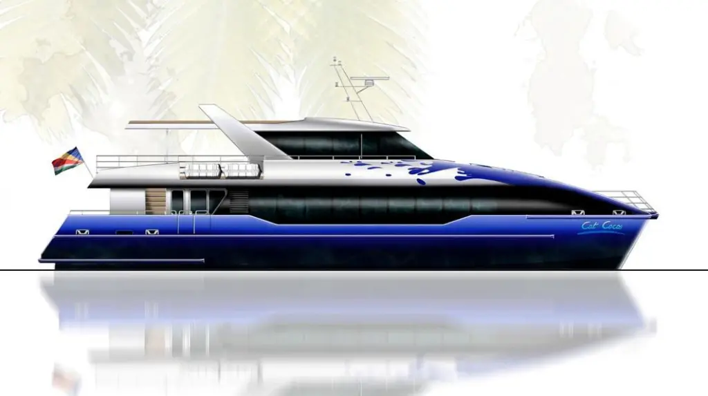 New Seychelles catamaran ferry design from Incat Crowther