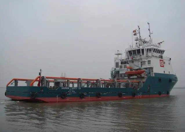 The Chinese built PSV Bourbon Liberty 101 was delivered in 2008