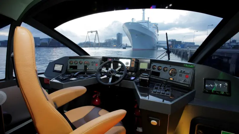 Helm station of Damen water taxi