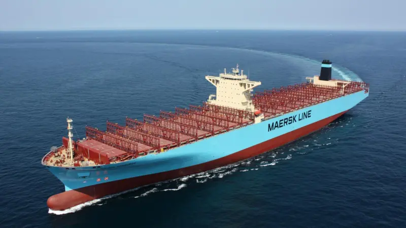 ‘Maersk Edinburgh’ (ex-Pearl Rickmers) is the first ULCS of Rickmers Group which will enter service with charterer Maersk (Photo: Rickmers)