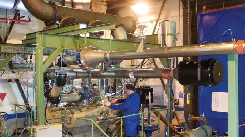 Large engine test bed at Ricardo