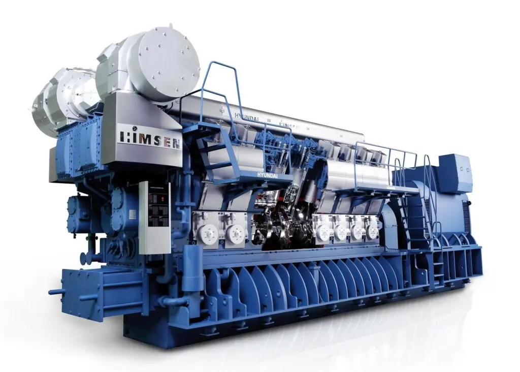 The HiMSEN 18H32/40V diesel engine