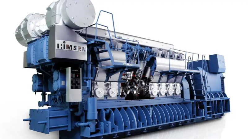 The HiMSEN 18H32/40V diesel engine