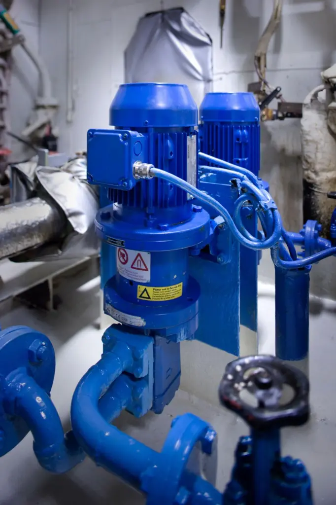 Imo fuel pump in the engine room