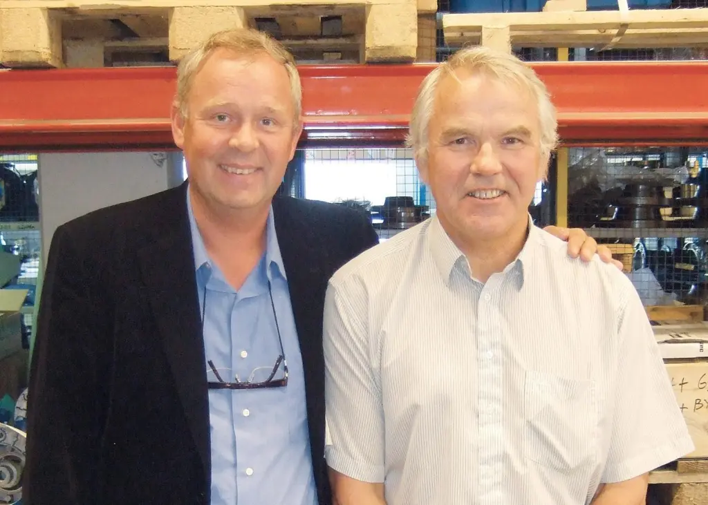 From left to right - Pål Sanner, CEO, OptiMarin and Kaare Johansen CEO, Allweiler AS, Norway