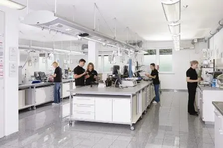 Oil analysis laboratory at Kittiwake’s partner company