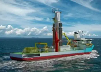 Artist impression of Noble’s Globetrotter class drillship