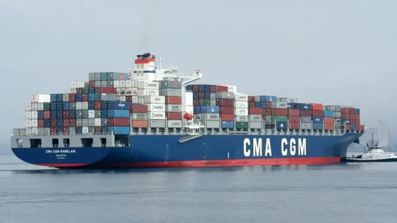 CMA CGM Rabelais, sister ship to the CMA CGM Racine