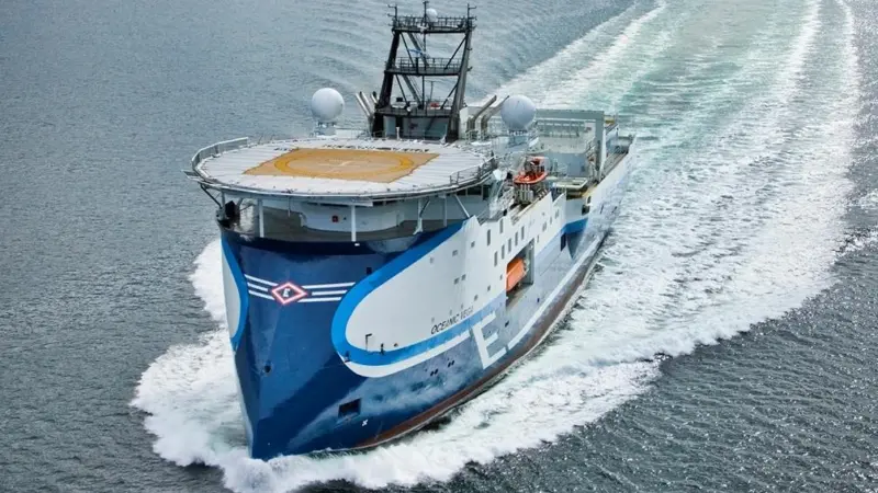 The seismic vessel Oceanic Vega