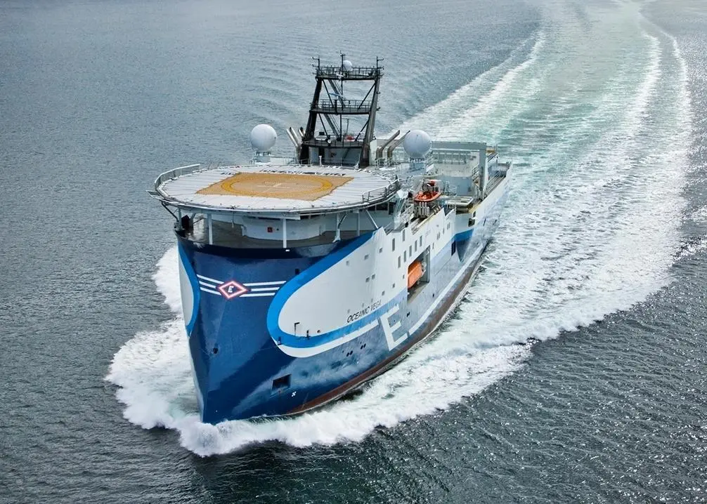 The seismic vessel Oceanic Vega