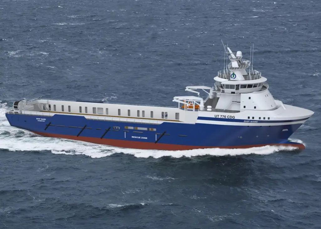 Computerised rendering of the LNG powered UT776 CDG design