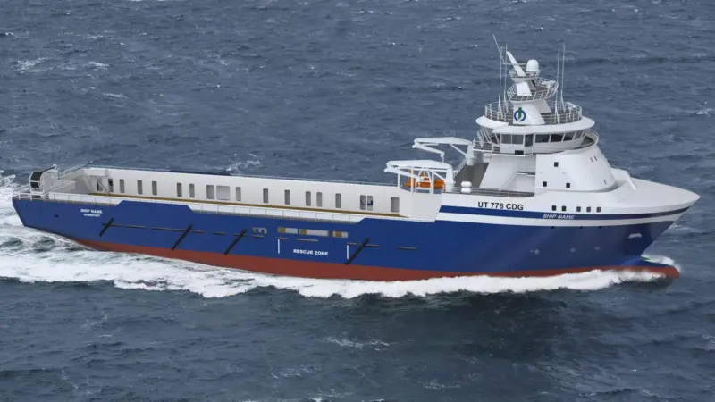 Computerised rendering of the LNG powered UT776 CDG design
