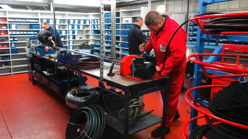 Armada’s new hose making and testing bay