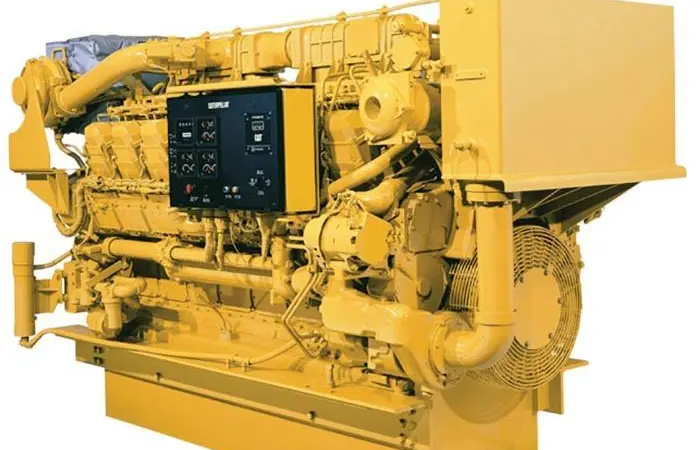 Caterpillar 3516B marine engine