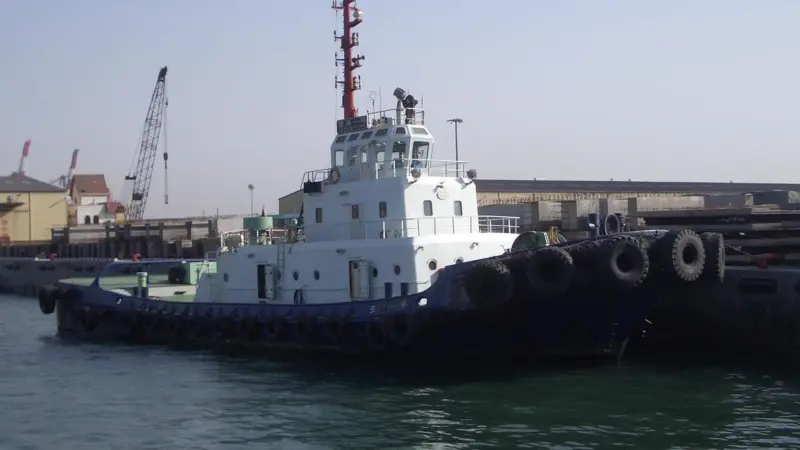 The 1999 built Qingdao Port’s Asia 1 tug powered by Rolls-Royce