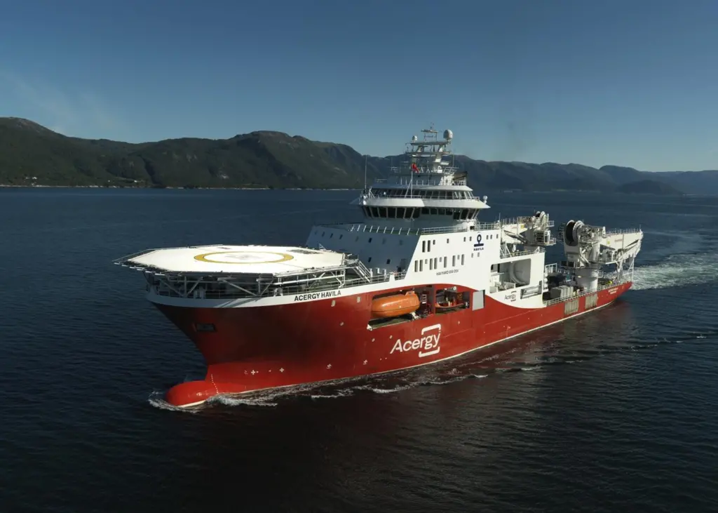 ‘Acergy Havila’ running her sea trials