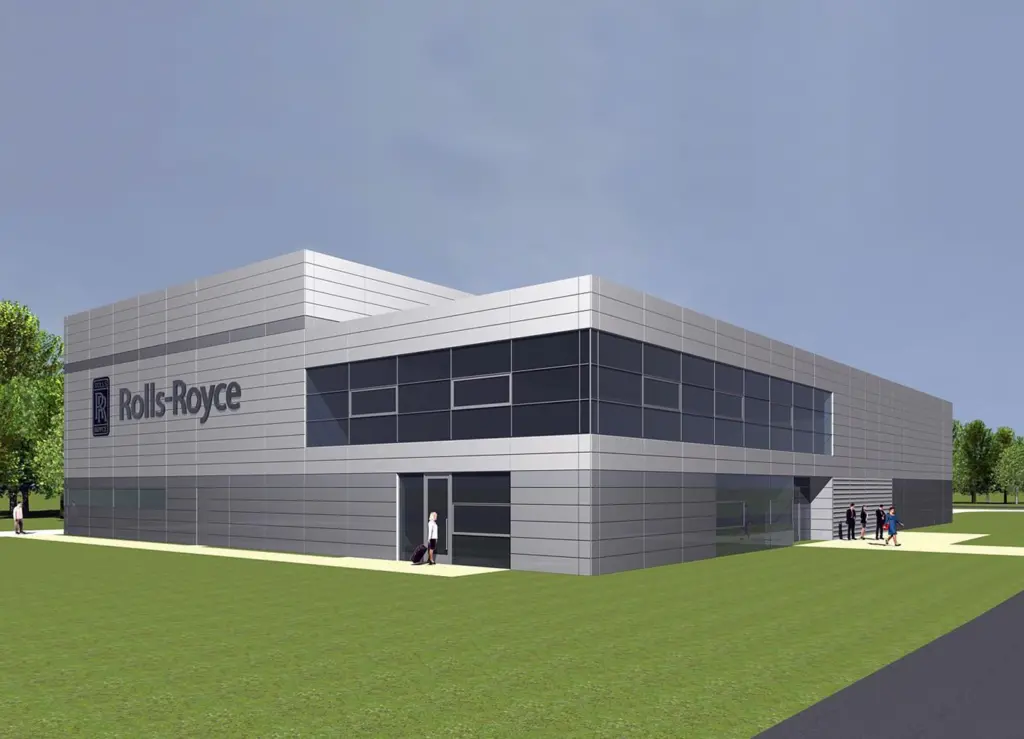 Artist impression of Rolls-Royce’s new service centre in Hamburg