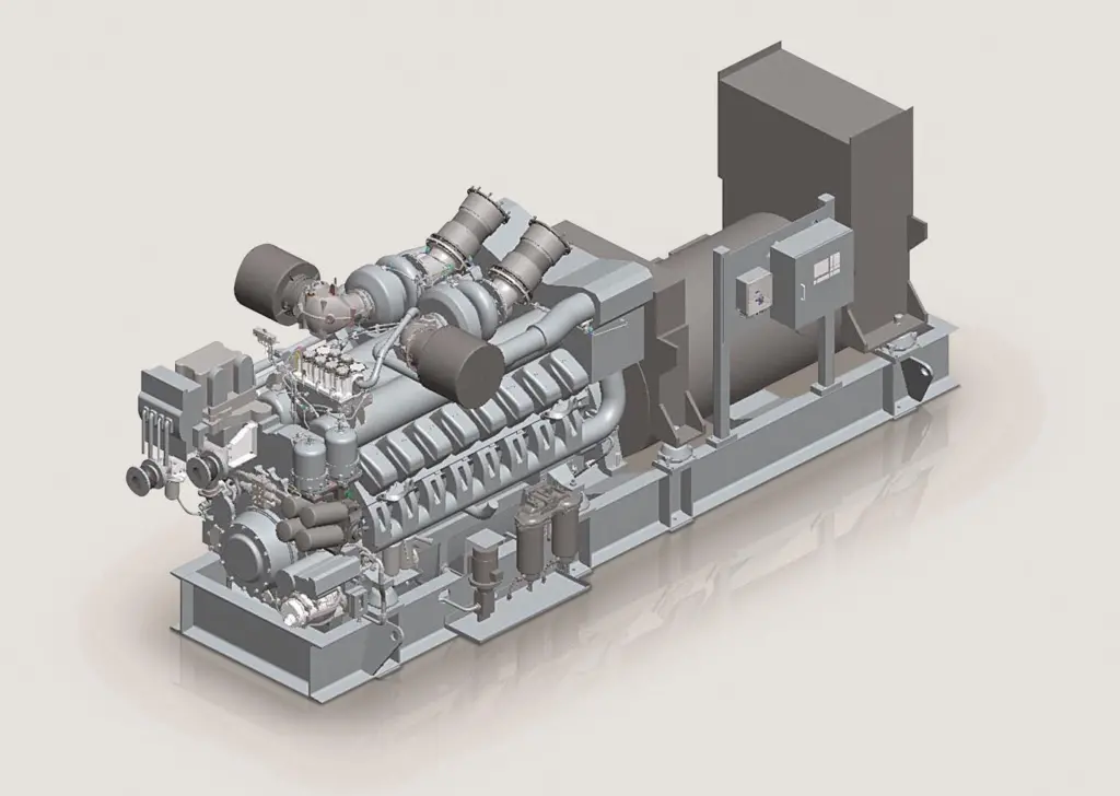 MTU's series 4000 genset for diesel-electric propulsion and onboard power supply for offshore supply vessels