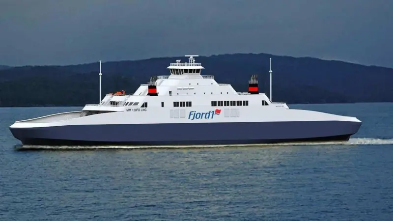 Rolls-Rolls is providing the LNG power plant for the new Fjord1 ferry