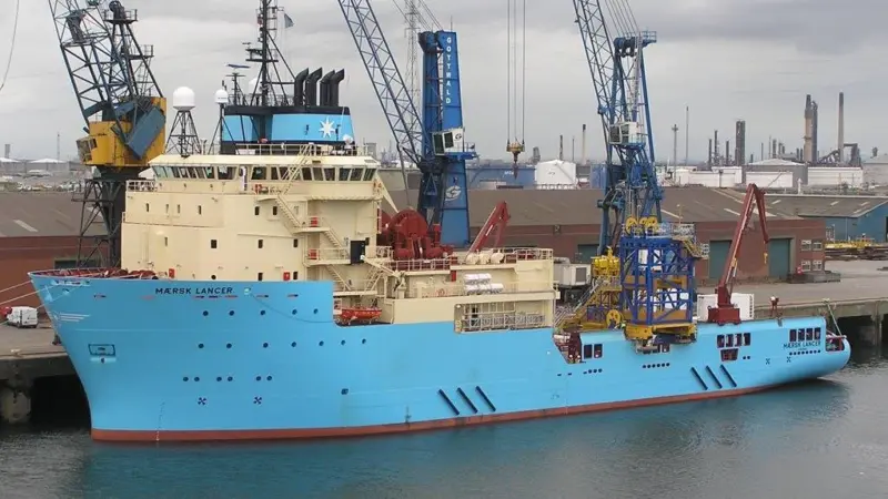‘Maersk Lancer’ at LV’s Teesside facility