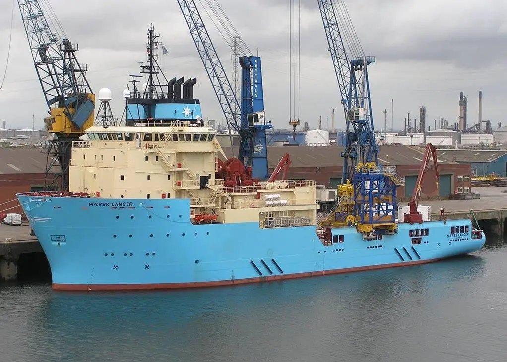 ‘Maersk Lancer’ at LV’s Teesside facility