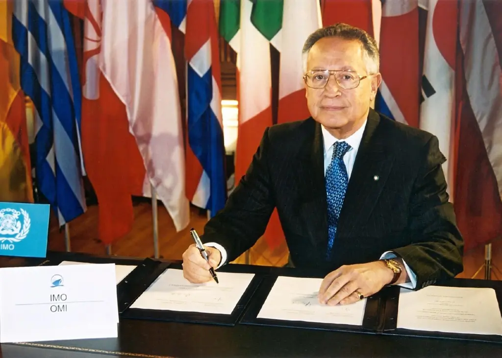 IMO secretary-general Efthimios E. Mitropoulos
