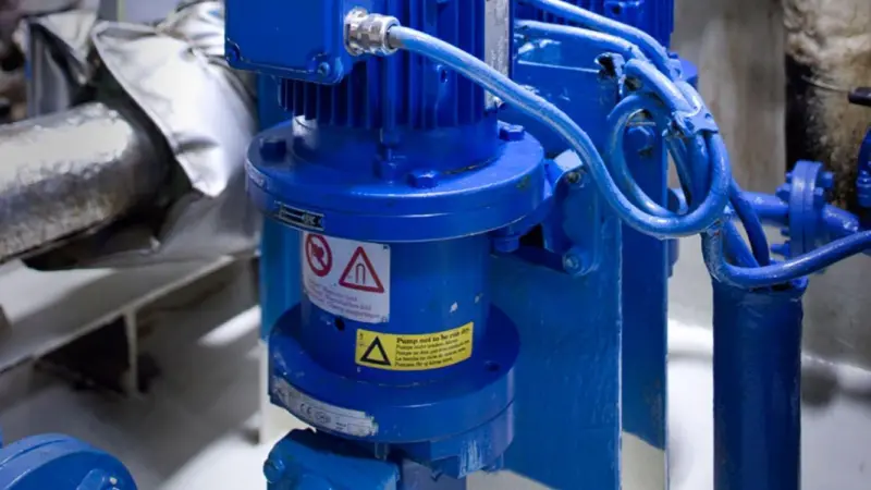 Imo fuel pump in the engine room
