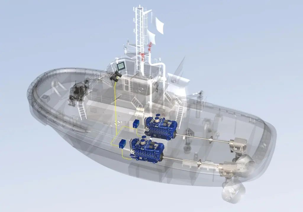 MTU’s Callosum integrates and controls all systems on vessels such as tugs