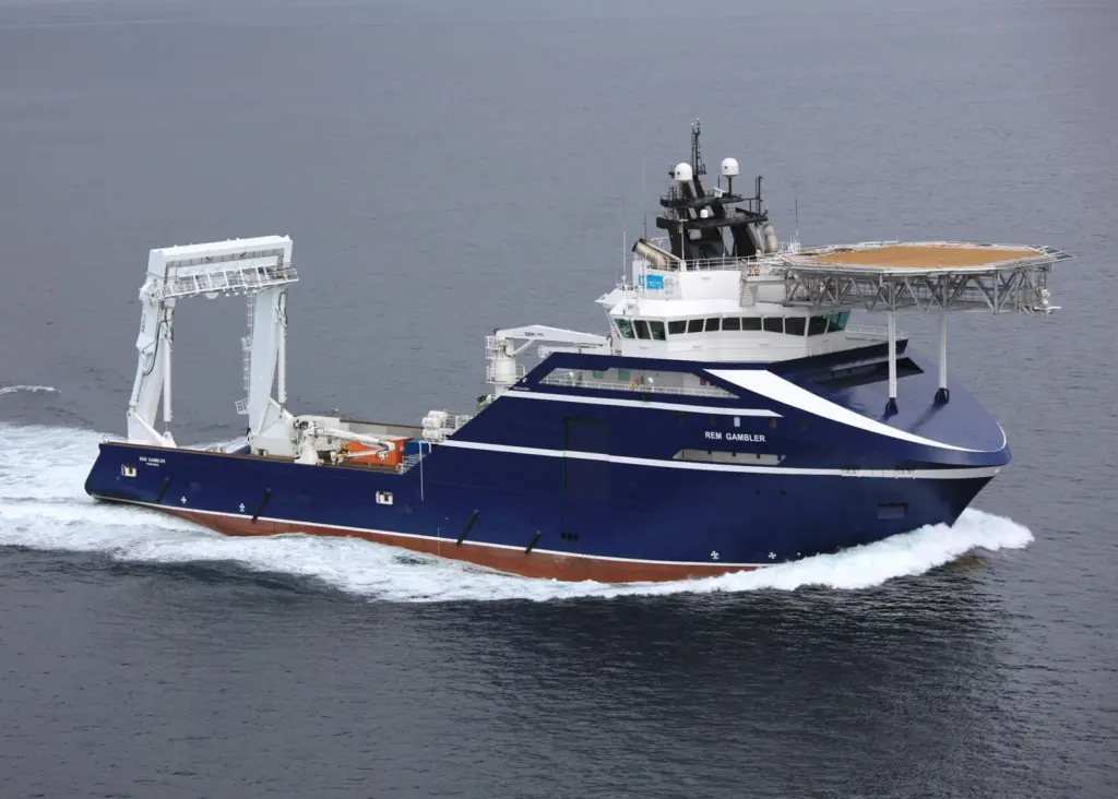 Rem Gambler running her sea trials
