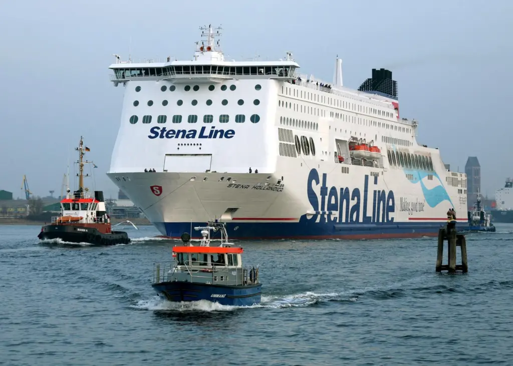 Stena Hollandica, the world’s largest ropax ferry in terms of combined passenger and freight capacity