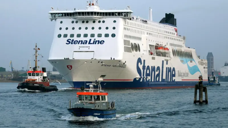 Stena Hollandica, the world’s largest ropax ferry in terms of combined passenger and freight capacity