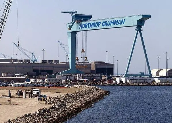 Northrop Grumman's shipbuilding yard in Newport News